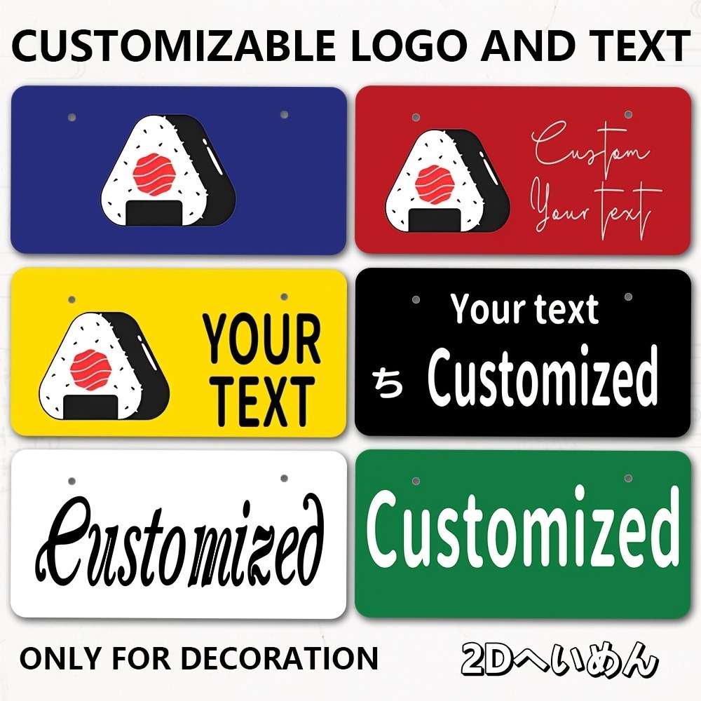 Home Bar And Restaurant - Placa personalizada plana 2D de 33x16,5
