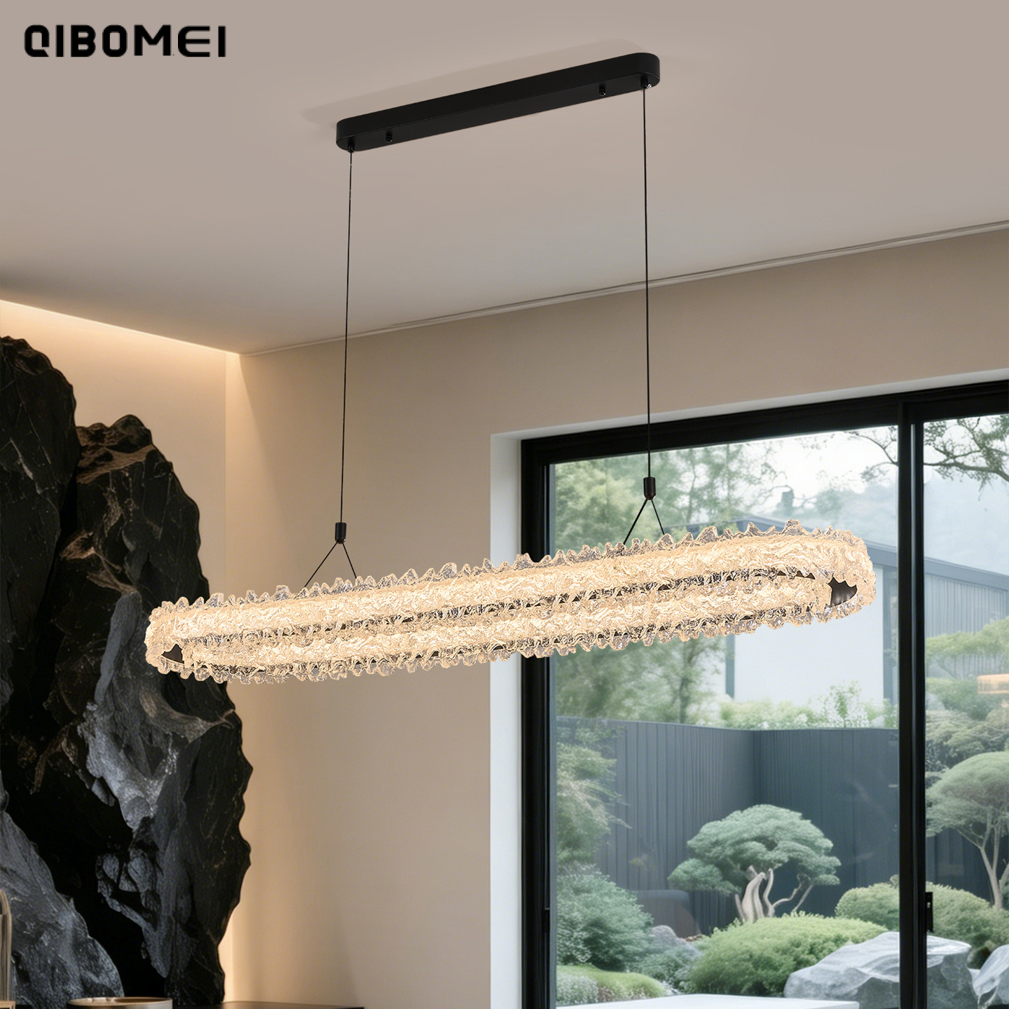 Home Bar Word - Lámparas colgantes LED sencillas para restaurante,