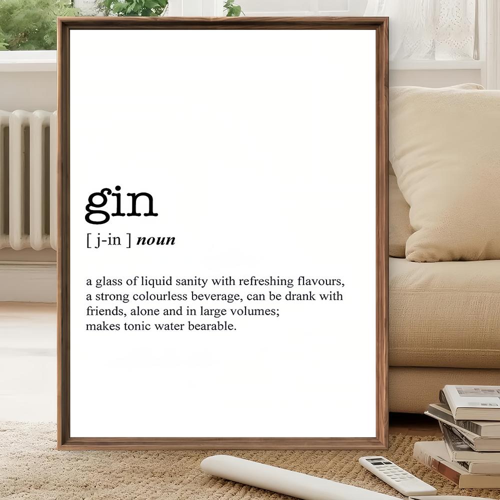 Home Bar Word - Póster Decorativo de Pared HD con