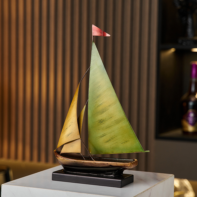 Home Bar Setup - Adorno Creativo de Barco de Vela,