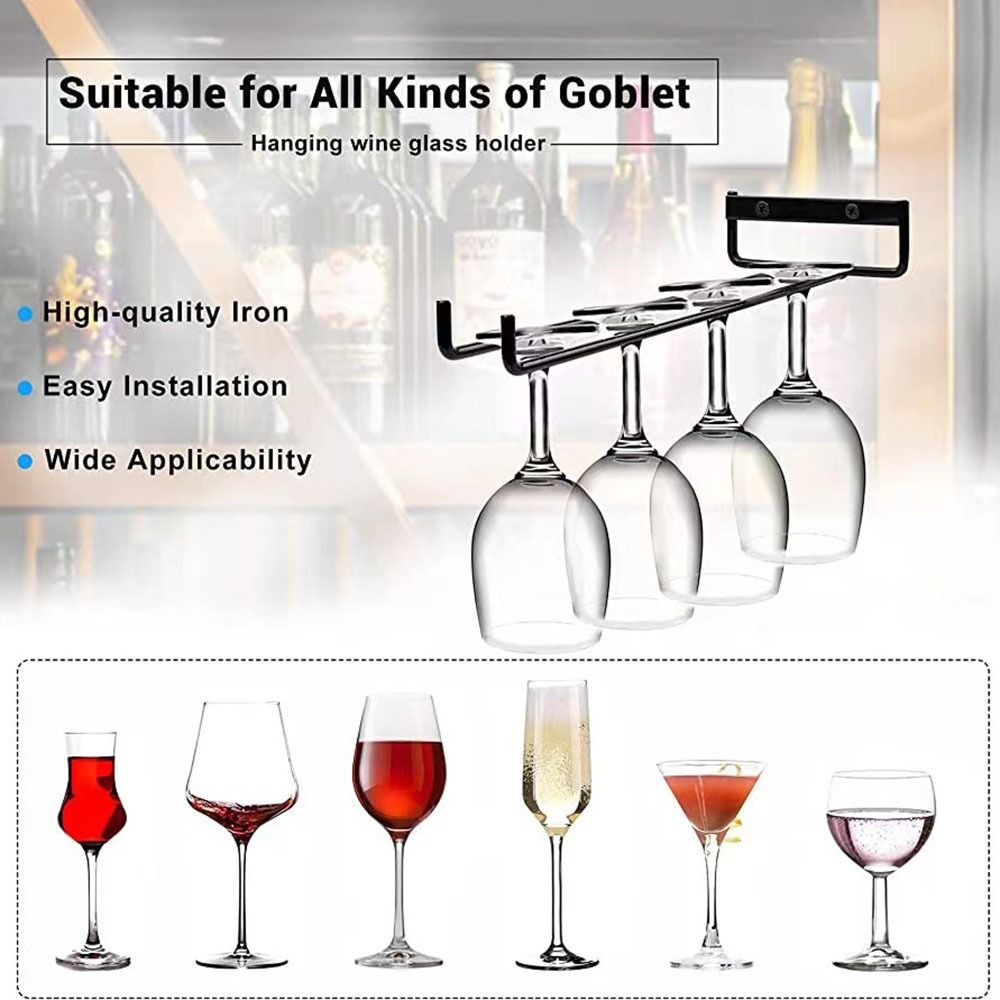 Soporte para copas montado en  - Home Bar Setup reseña y precio