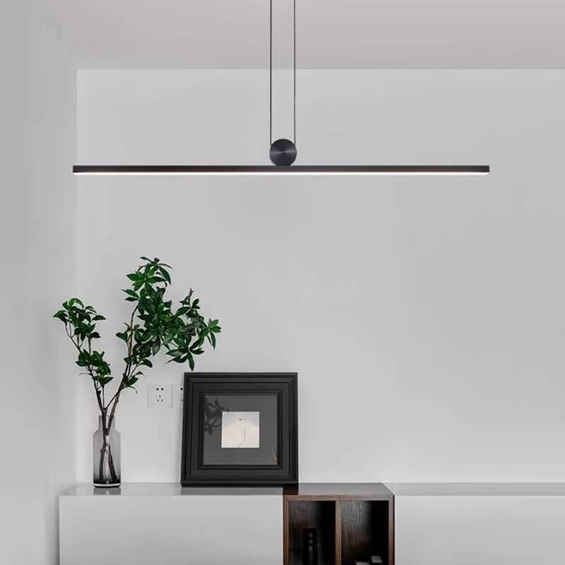 Luces colgantes largas Led neg - Home Bar Word reseña y precio