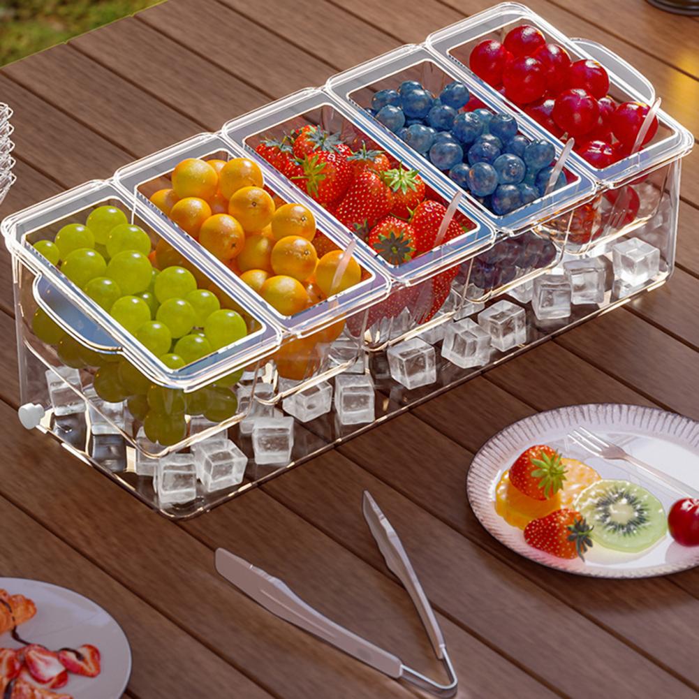 Juego de Servicio para Tacos,  - Garnish Tray Set reseña y precio