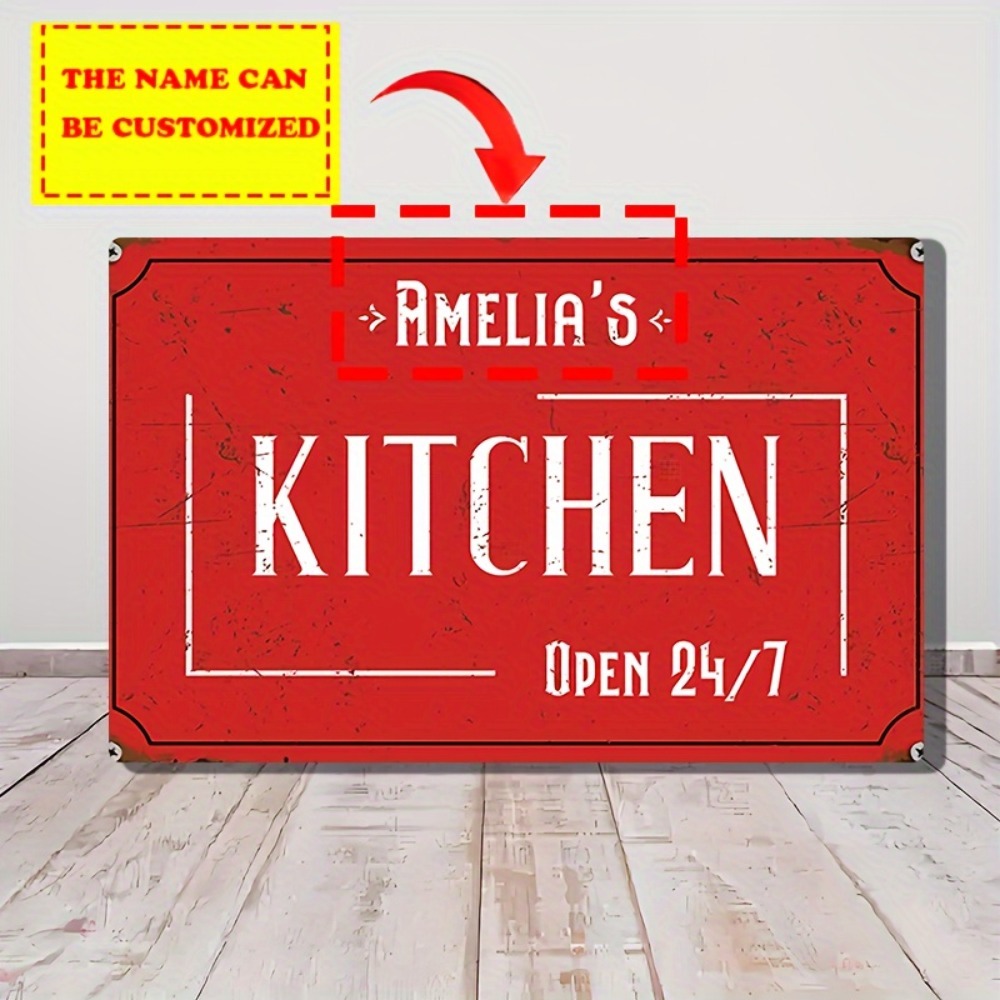 Letrero de pared de cocina per - Home Bar And Kitchen reseña y precio