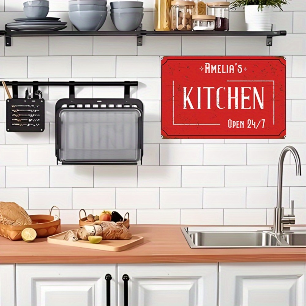 Letrero de pared de cocina per - Home Bar And Kitchen reseña y precio
